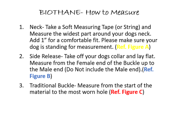 Classic Biothane Buckle Collar