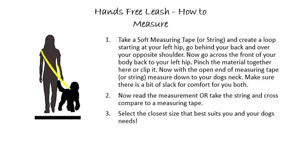 Hands Free Biothane Leash with Grab Handle